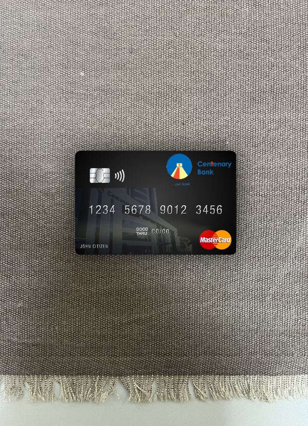 Download Uganda Centenary Bank mastercard photolook front Photoshop template